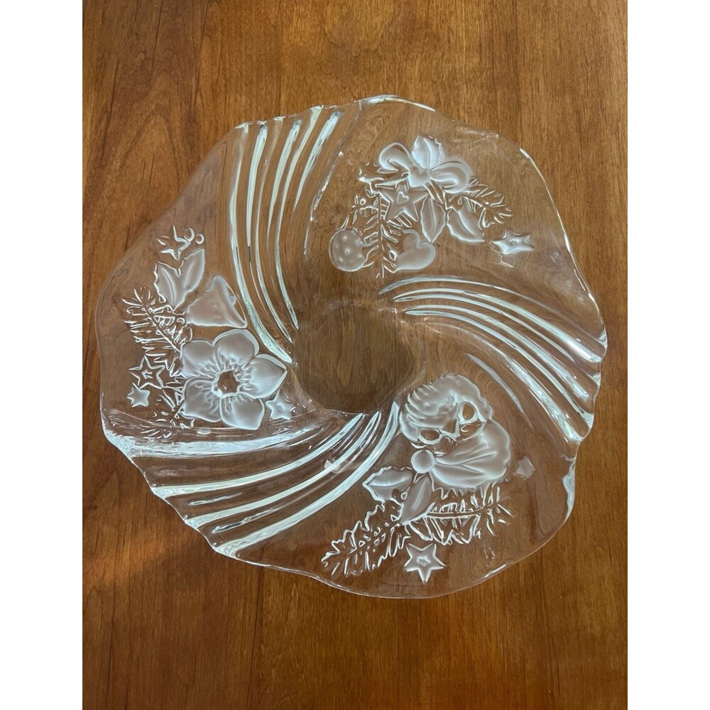 MIKASA Christmas Medley 9' Candy Nut Sweet Dish Bowl